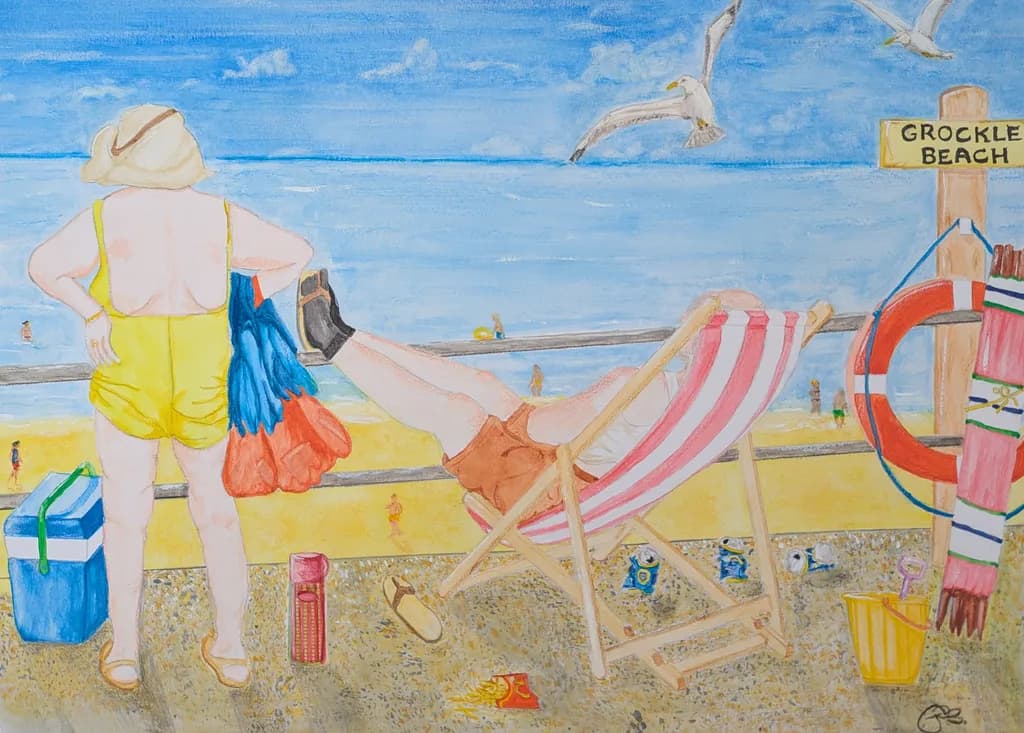 Grockle Beach Scene