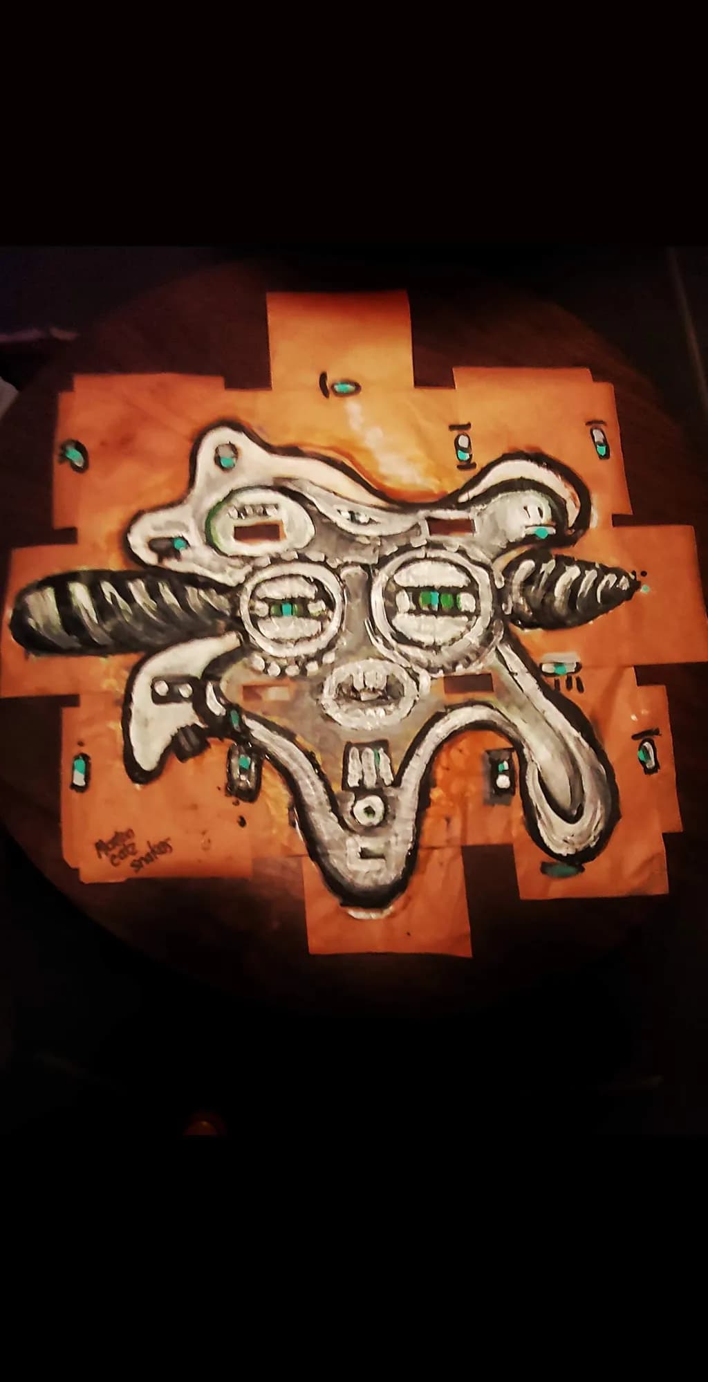 Abstract Horned Mask