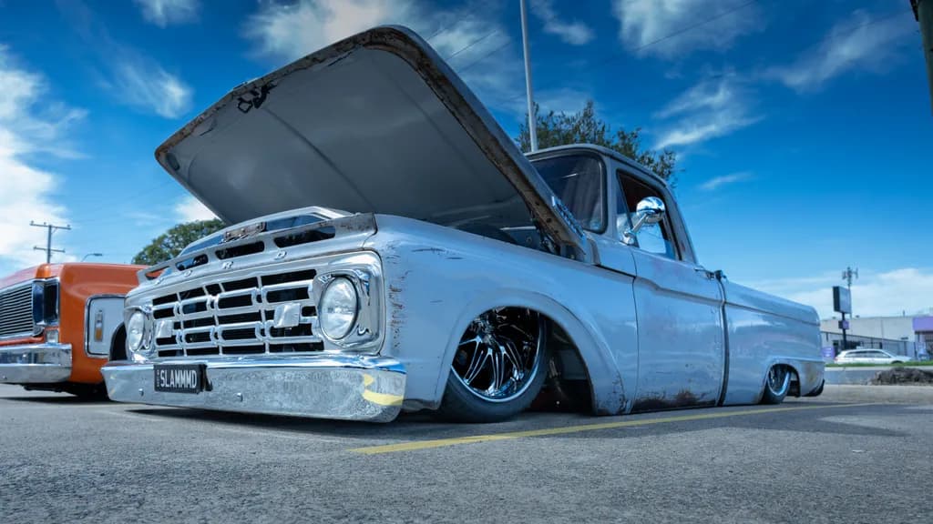 Slammed Ford Pickup