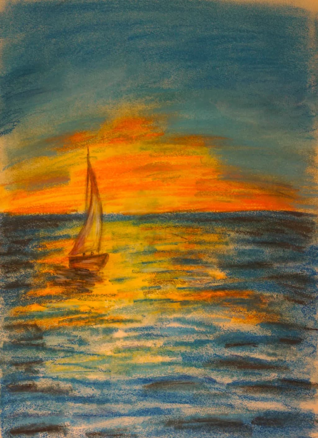 Sunset Sailboat