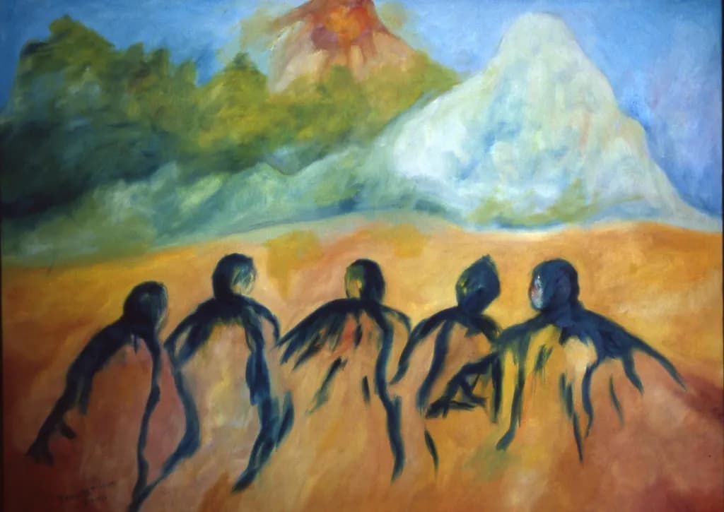 Whispers of Connection: A Journey Through Color and Form