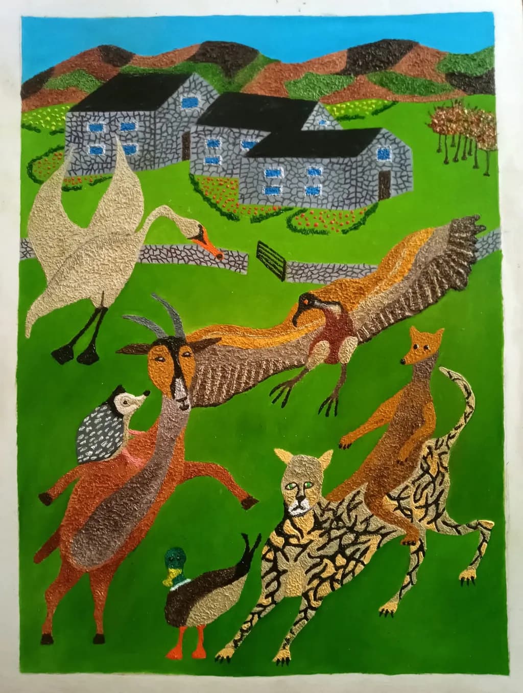 Countryside Animal Gathering