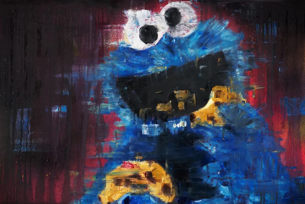 Cookie Monster Canvas