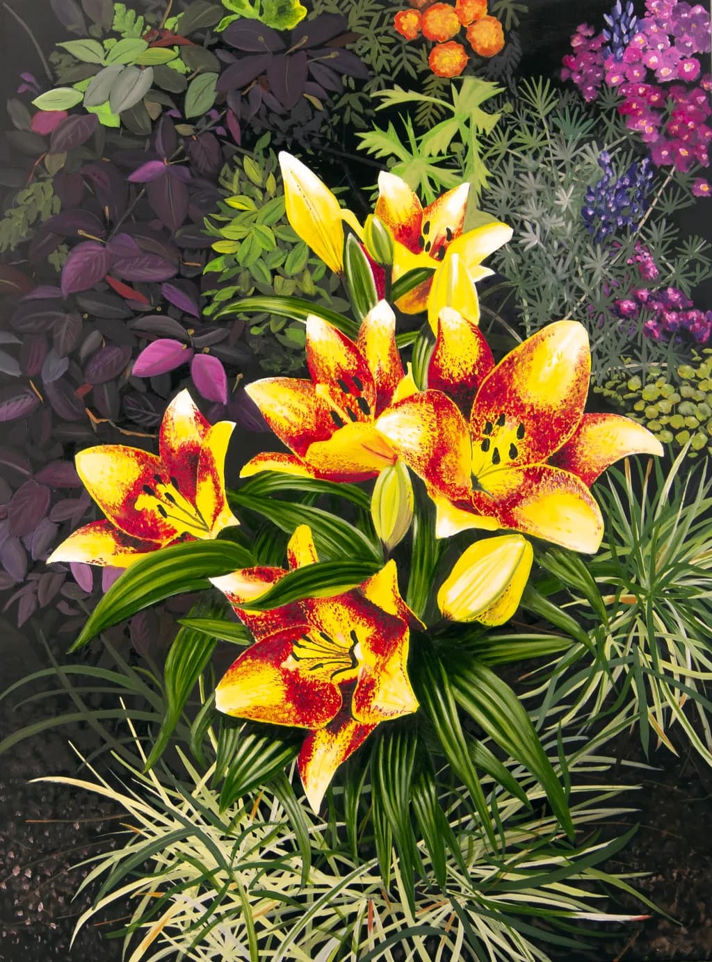 Yellow Lilies