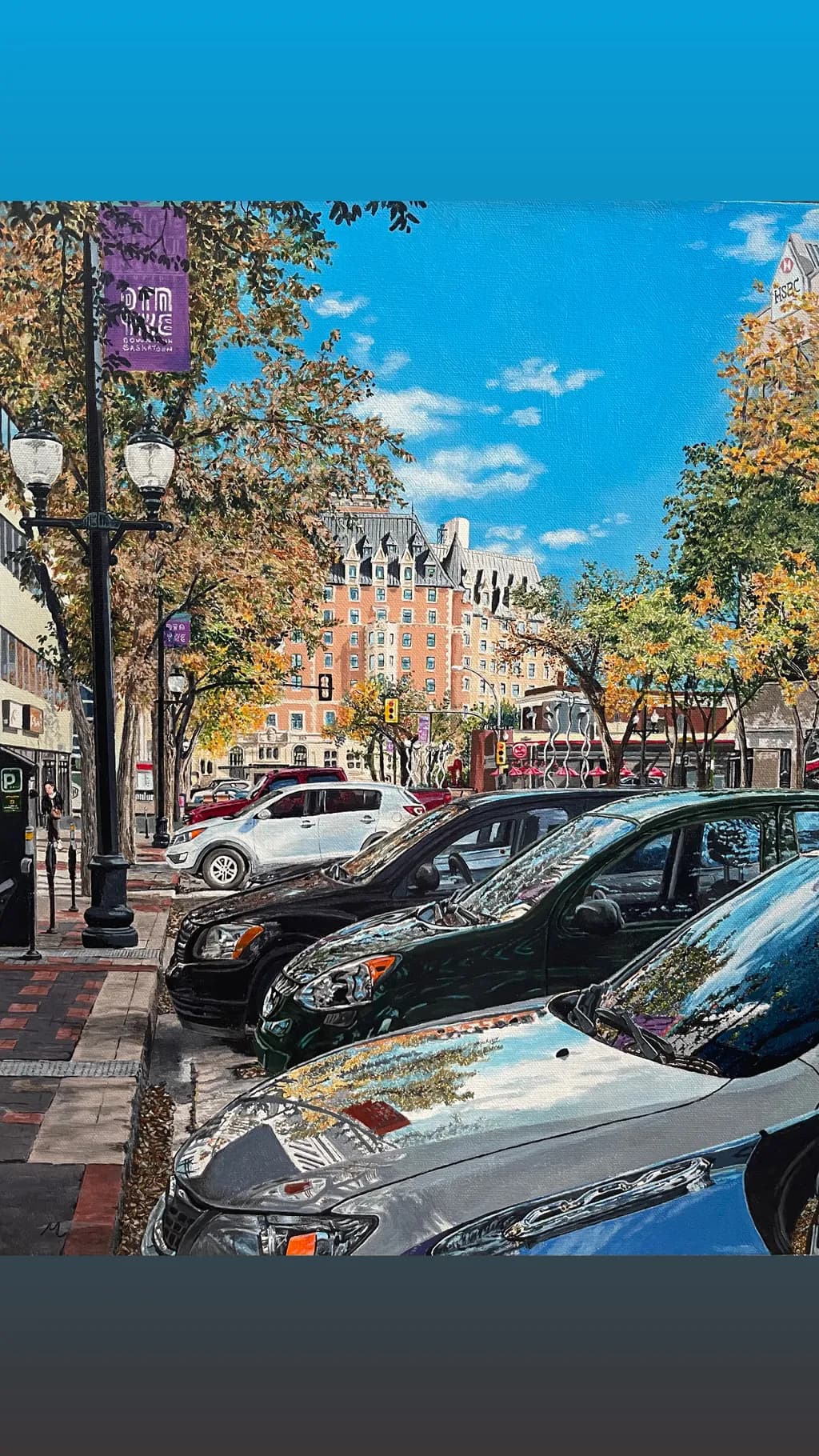 Urban Autumn Scene