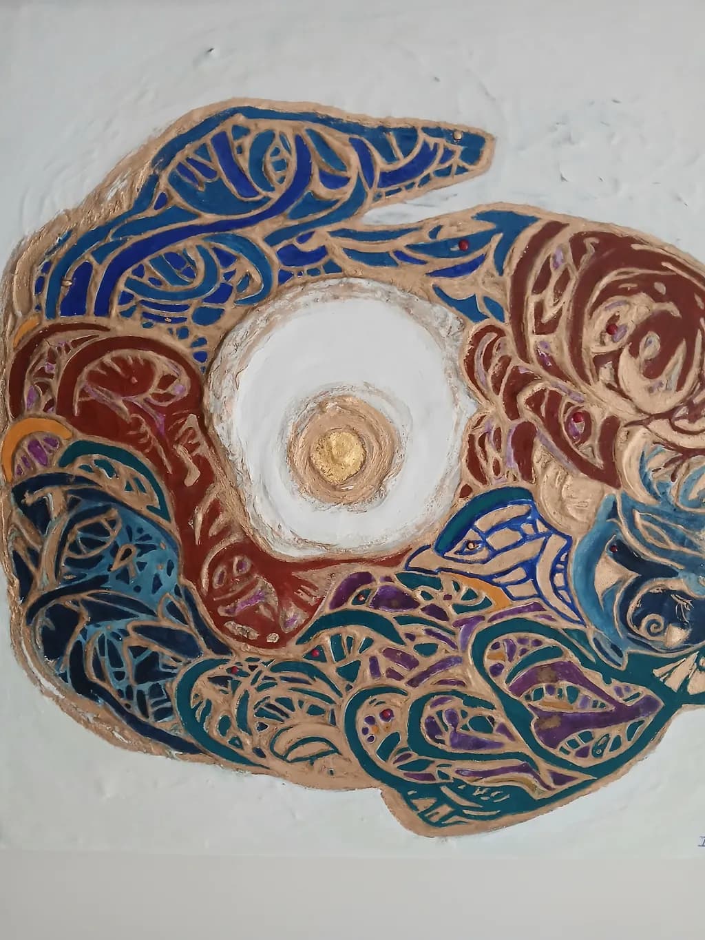 Whispers of Color: An Abstract Journey Through Organic Swirls and Textures