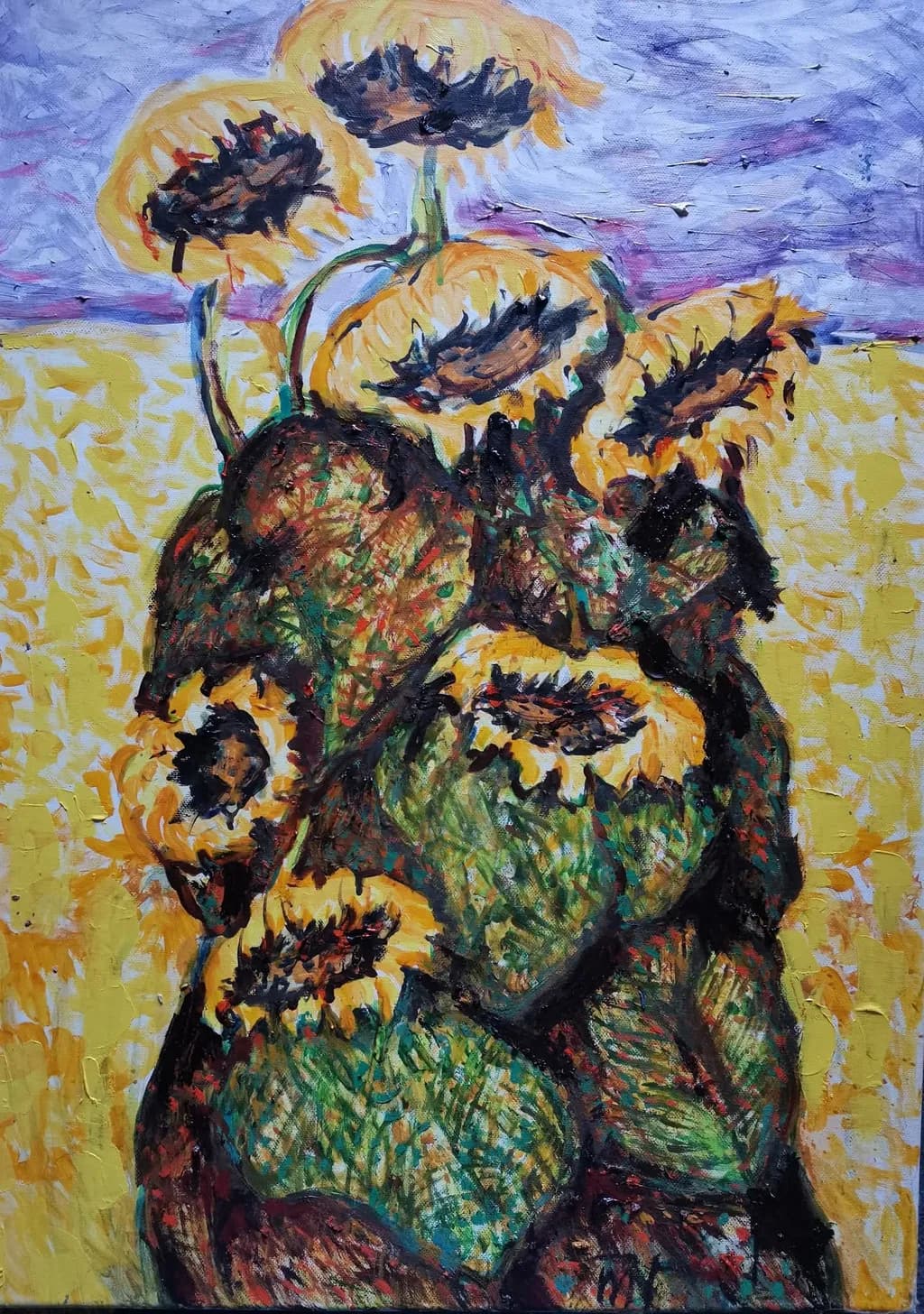 Sunflower Mosaic