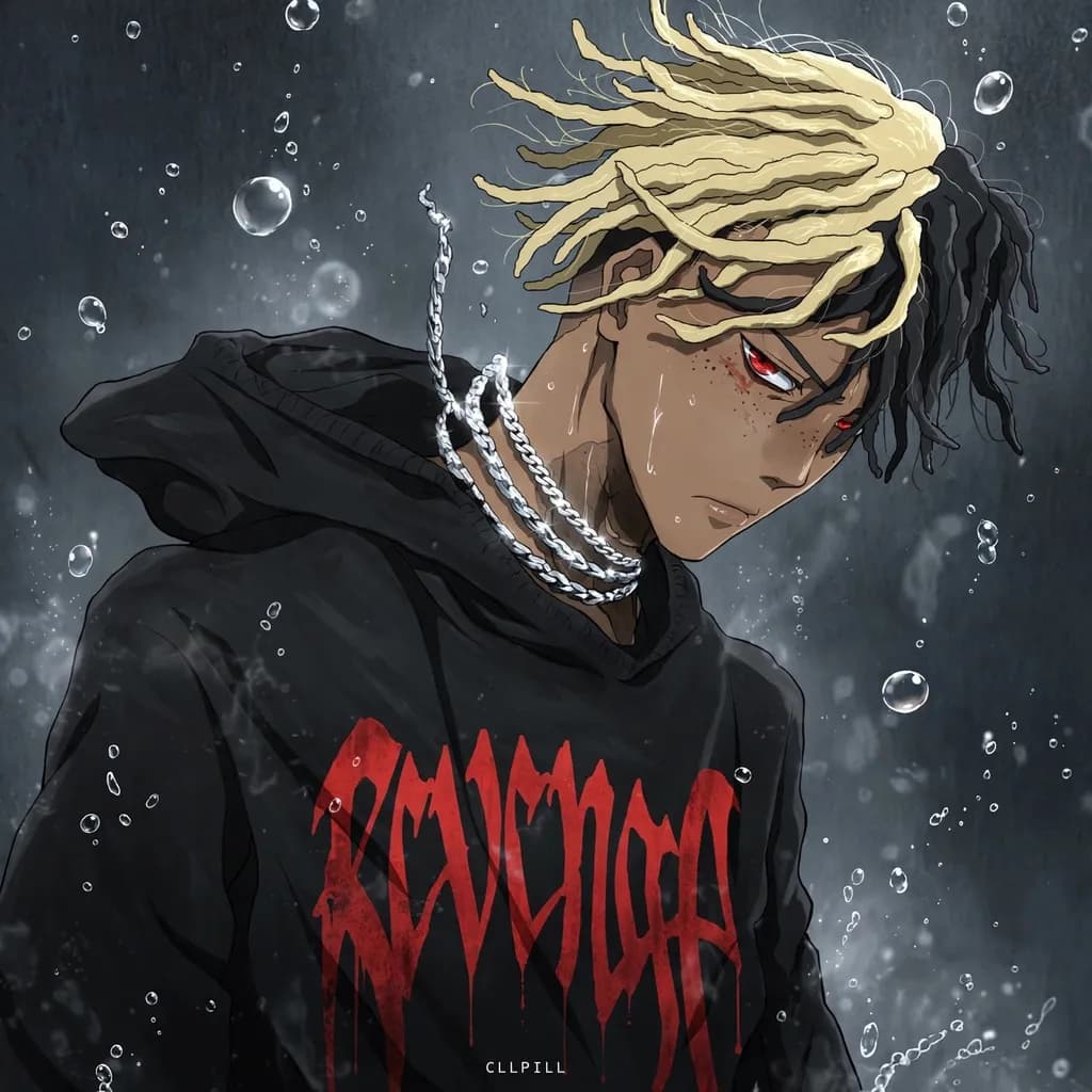 Blonde Dreadlocks Portrait