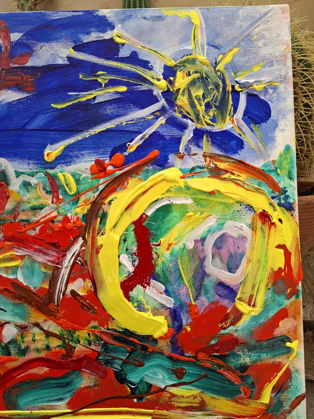 Sunny Abstract Landscape