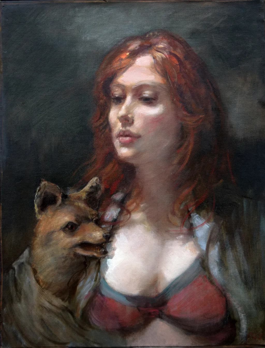 Portrait with Dog
