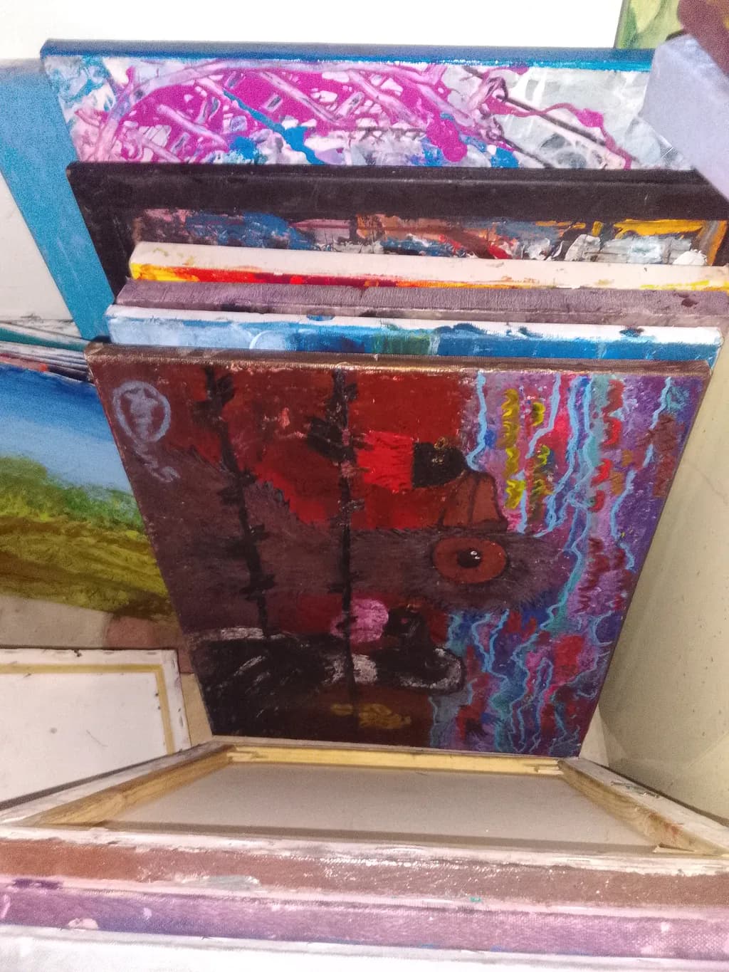 Abstract Canvas Layers
