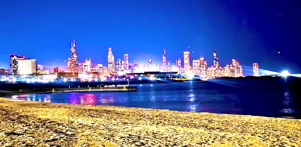 City Lights at Dusk