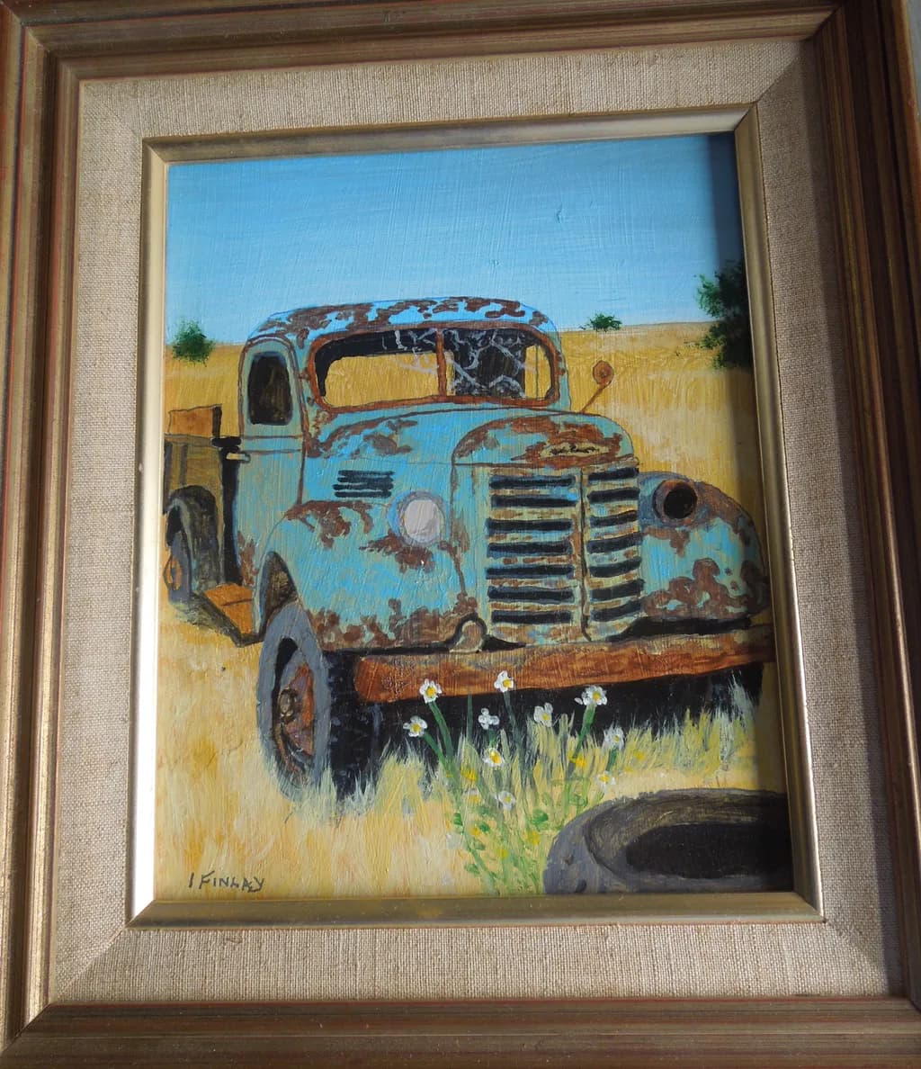 Rusting Blue Pickup