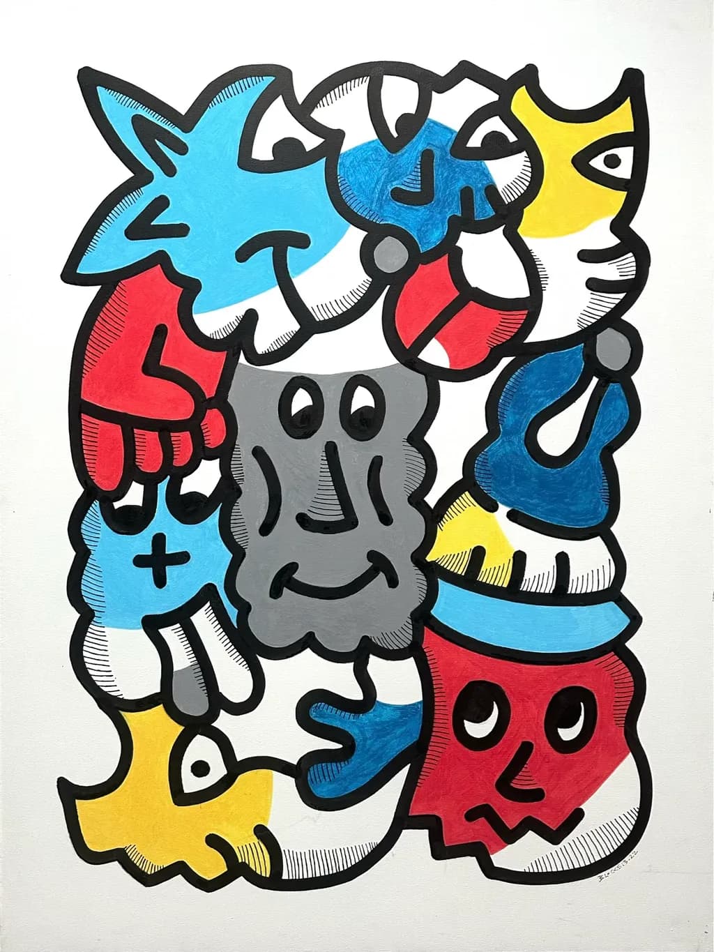 Colorful Faces Assembly