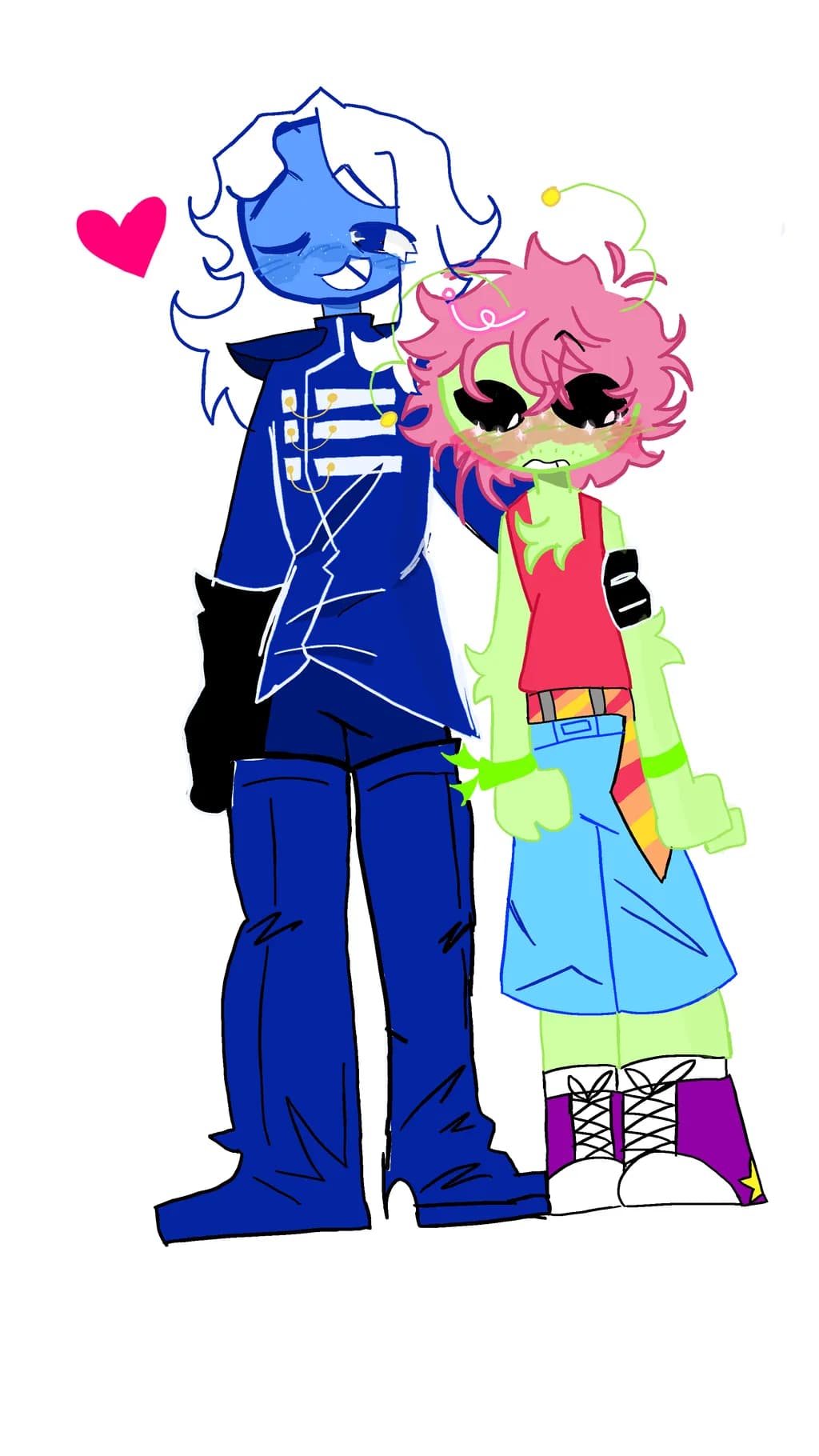 Colorful Character Pair