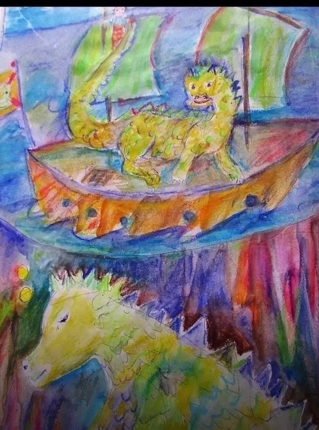 Dragon on Boat