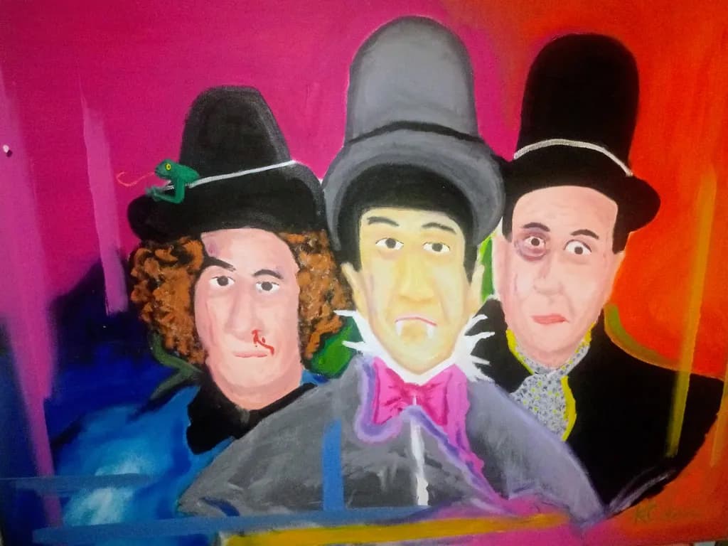 Colorful Comedy Trio