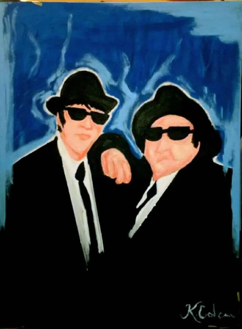 Duo in Blue