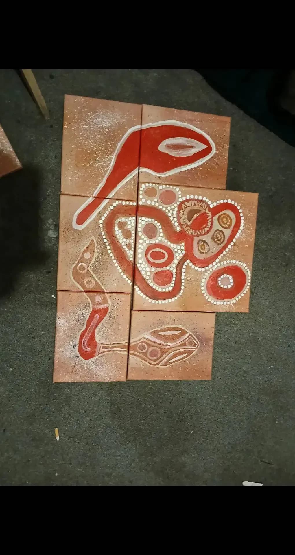 Vibrant Red Patterns: An Abstract Exploration of Design and Texture
