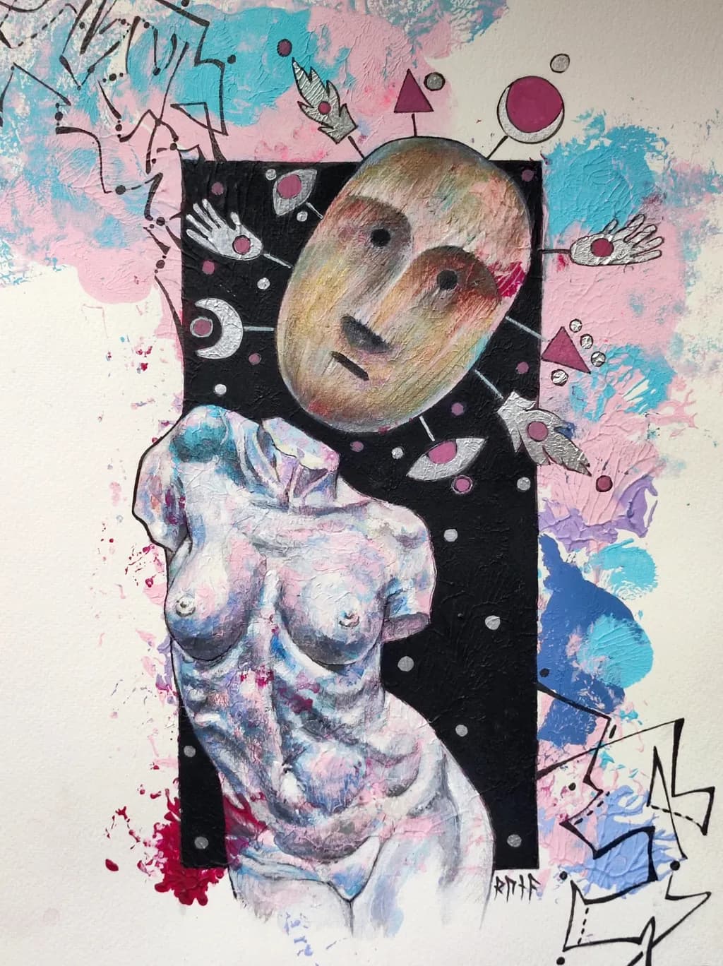 Pink Cave Mask