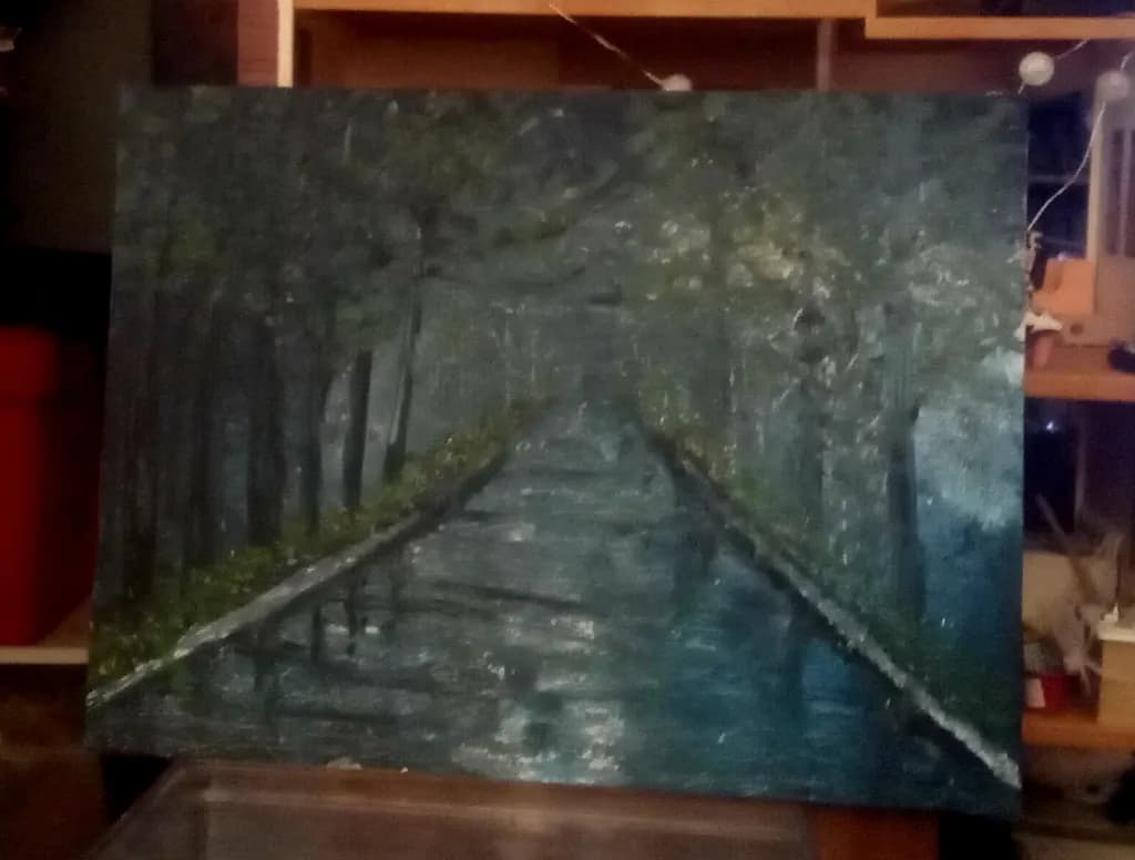 Rainy Forest Path