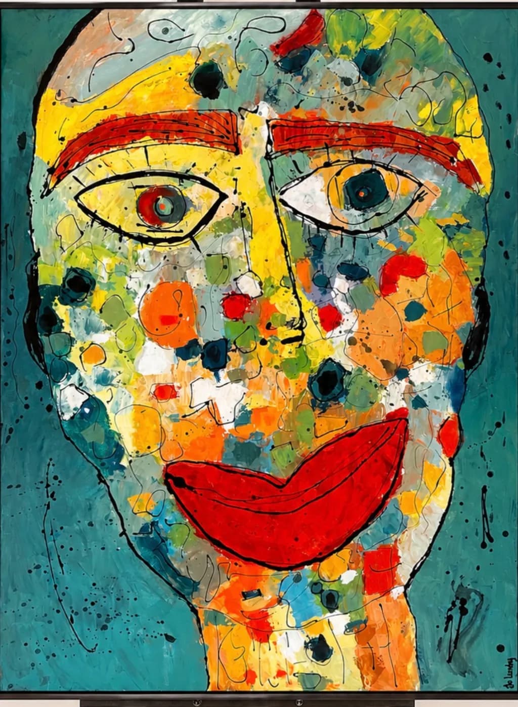 Abstract Face Colors