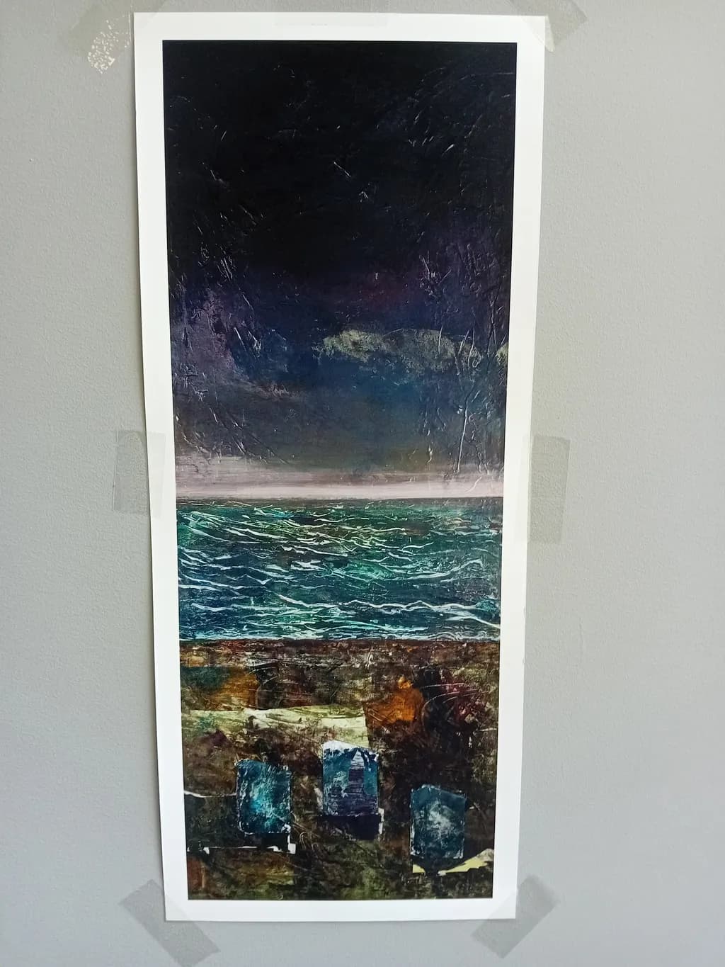 Teal Ocean Shoreline