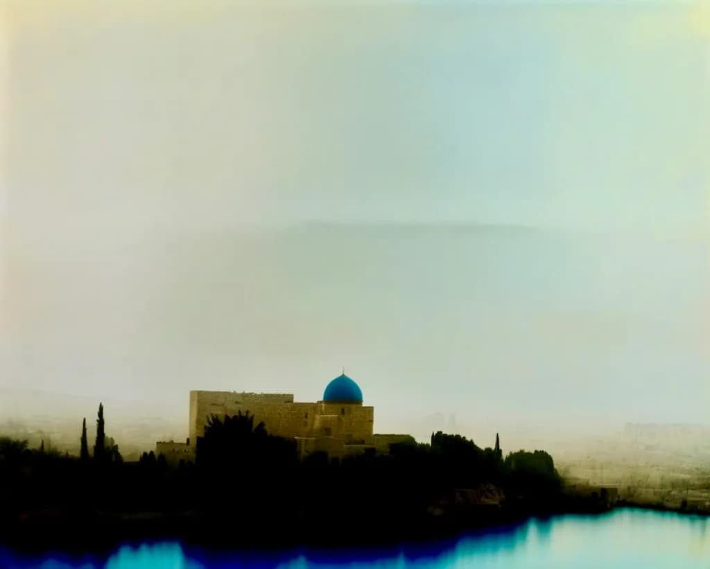 Misty Blue Dome