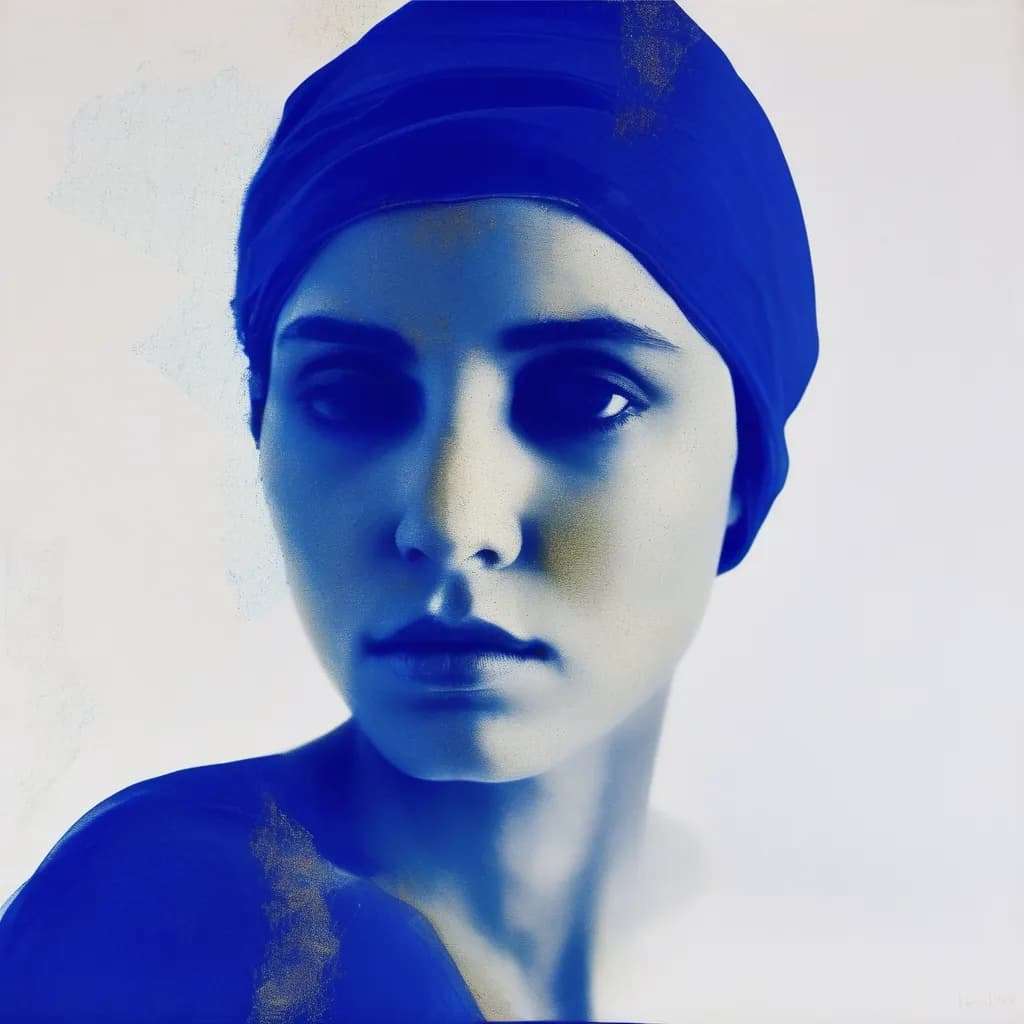 Blue Portrait