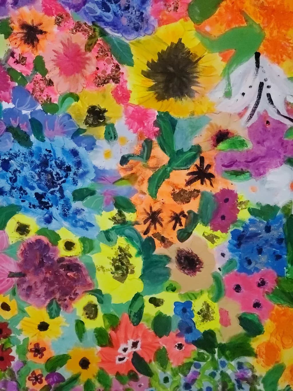 Colorful Floral Burst