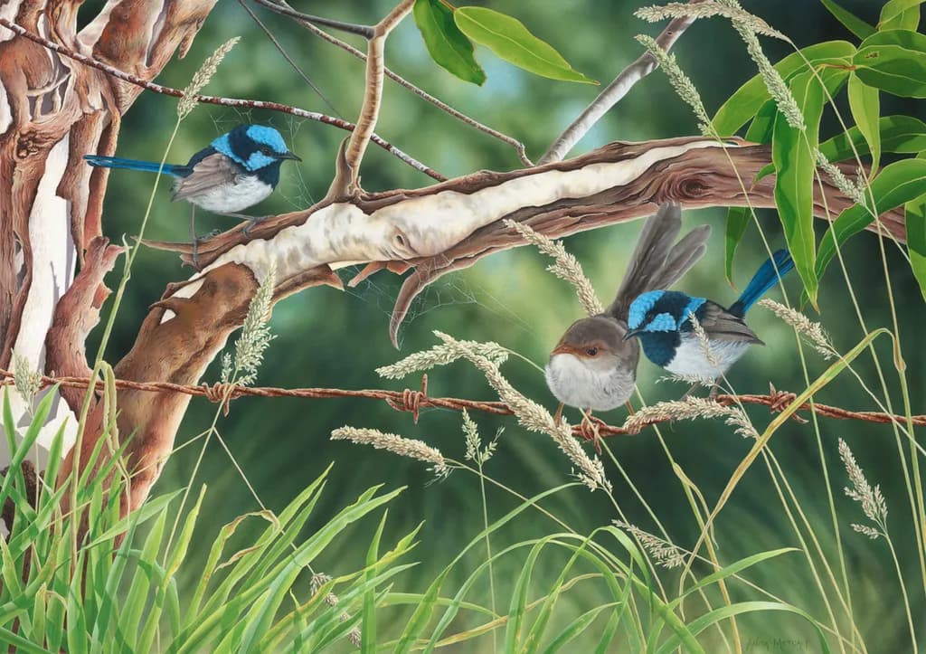 Trio on a Branch