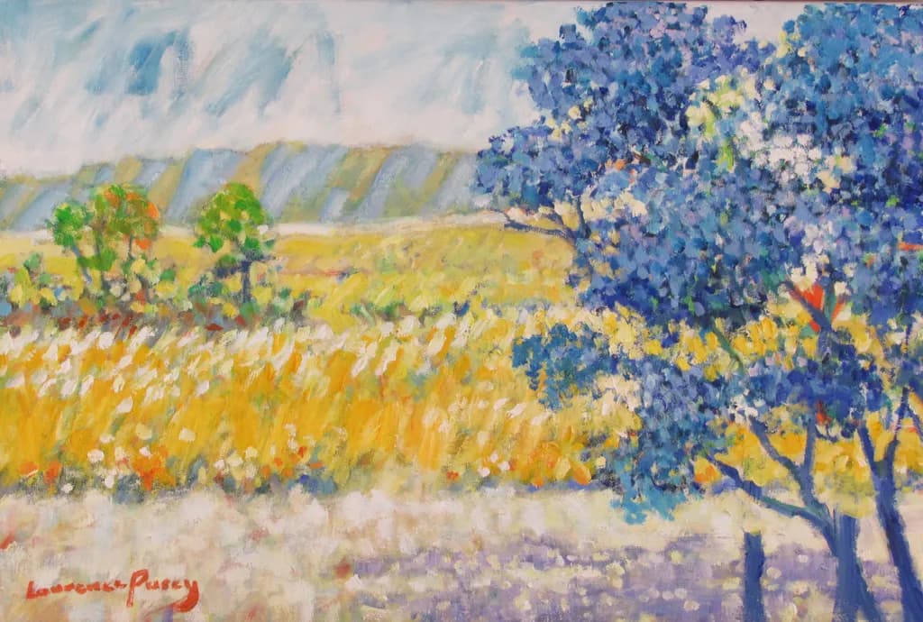 Jacaranda and Yellow