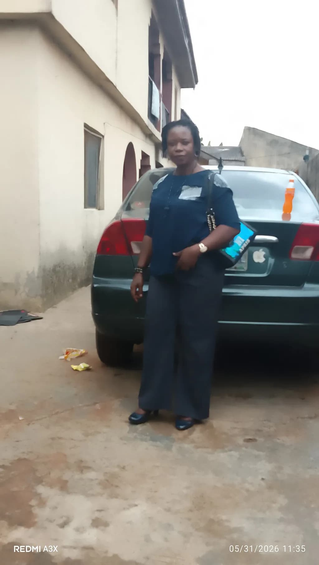 Woman by Car