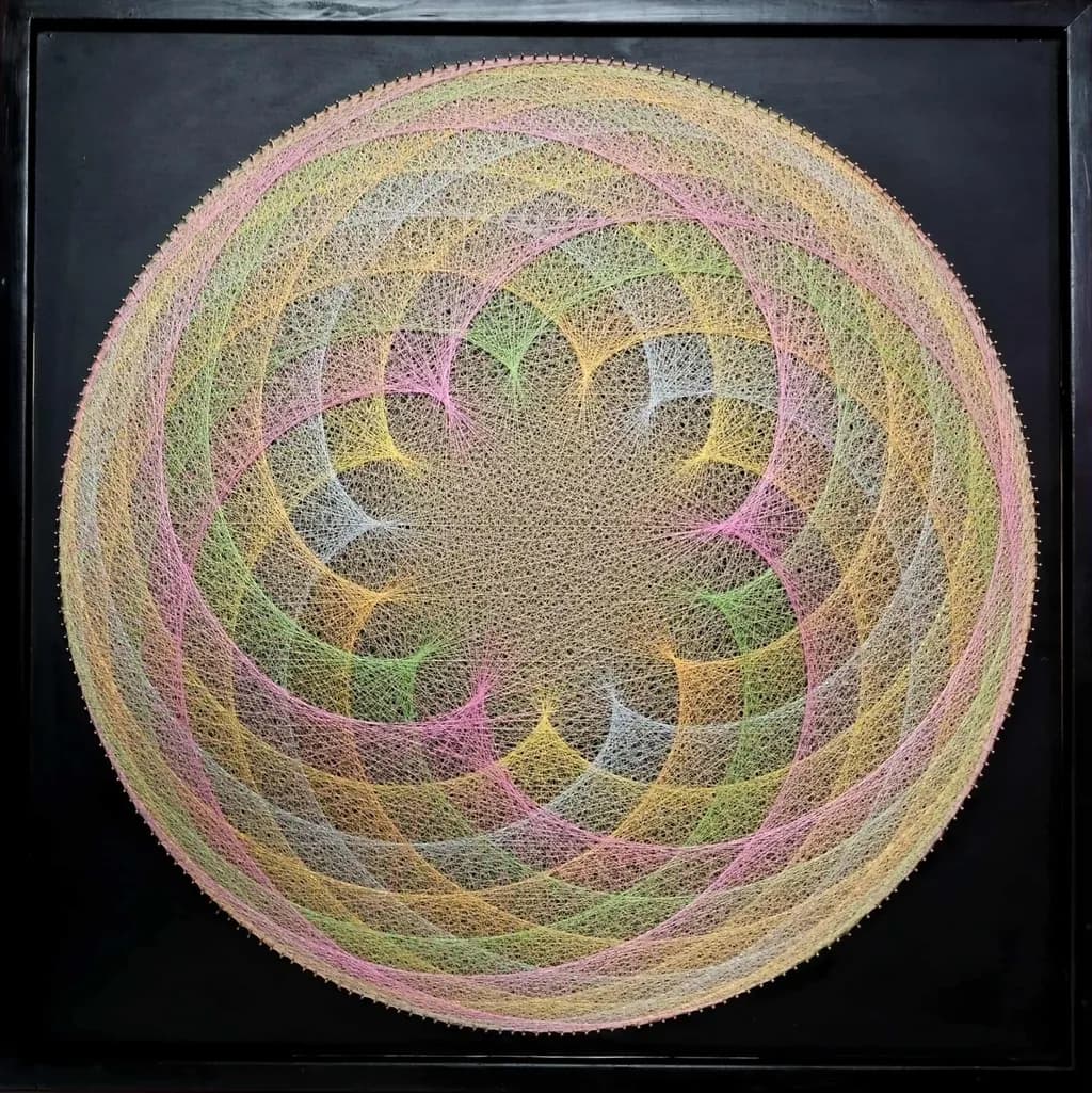 Ethereal Fifteen Cardioid Mandala