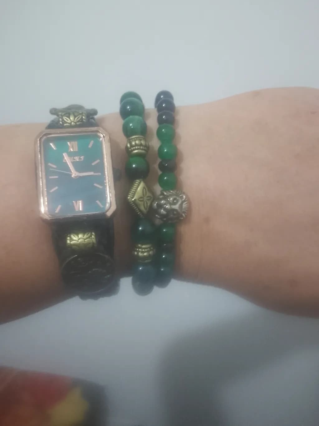 Green Beaded Bracelets