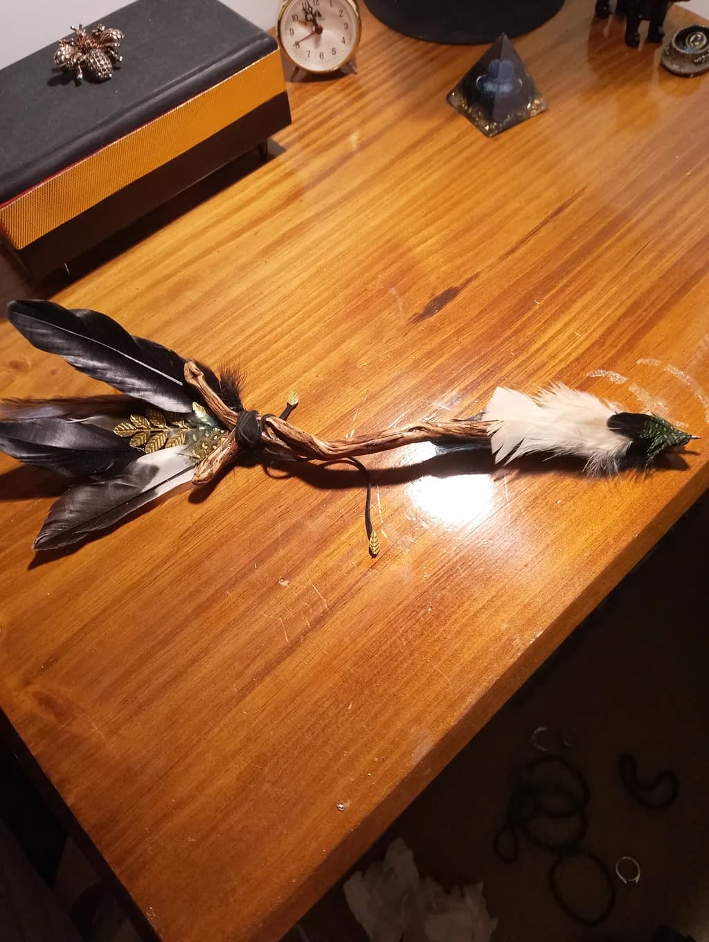 Feathered Branch Charm
