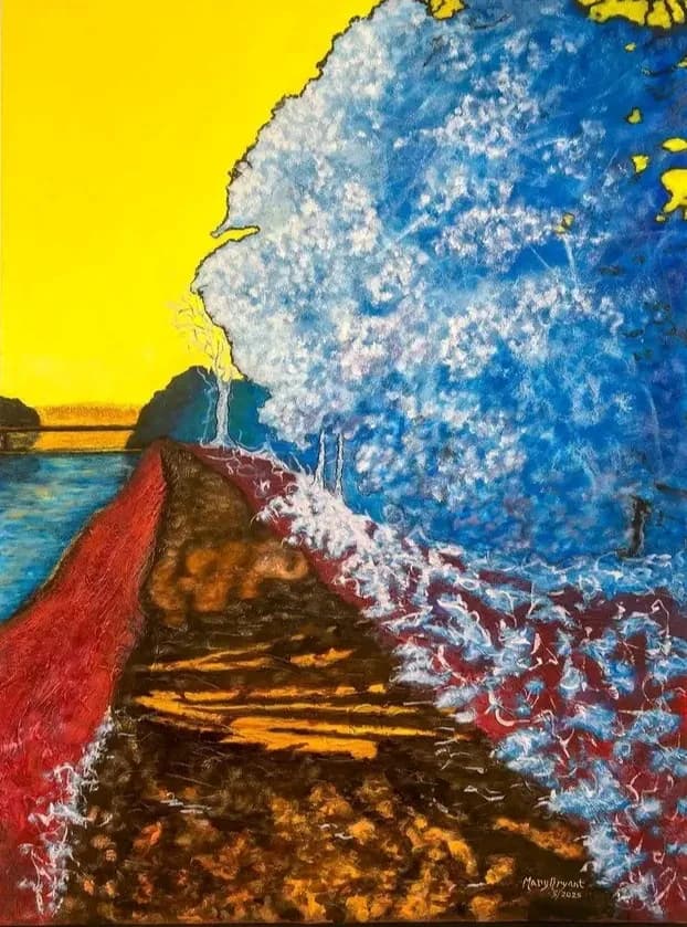 Vibrant Pathway: A Journey Through Color and Light