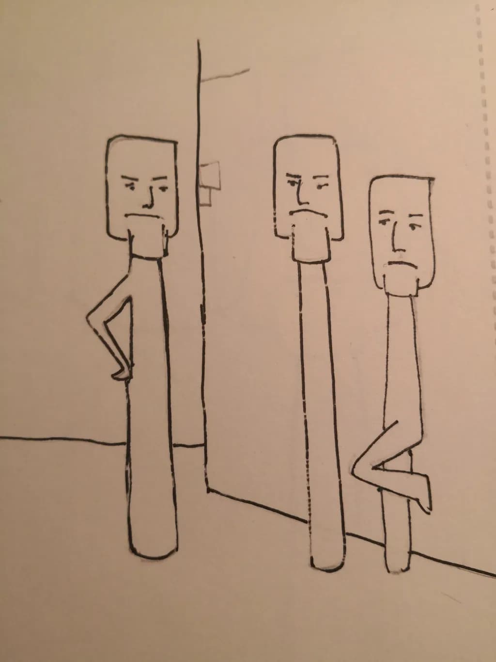 Quirky Expressions: A Humorous Sketch of Abstract Characters in Conversation