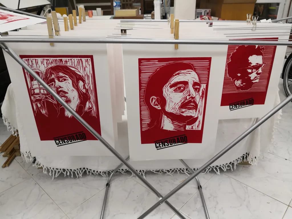 Voices Unbound: The Art of Censorship and Expression in Red