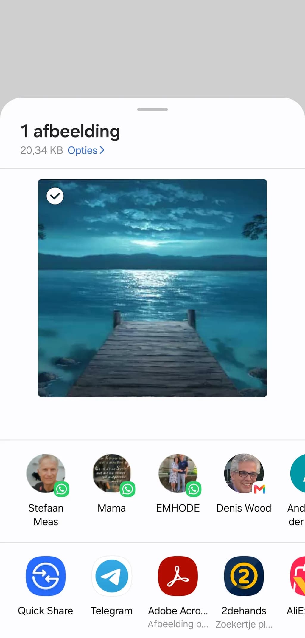 Moonlit Lake Pier