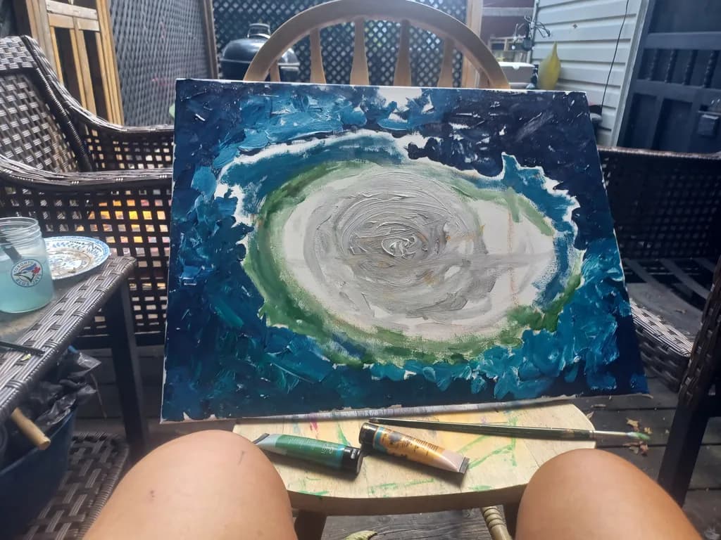 Blue Green Orb