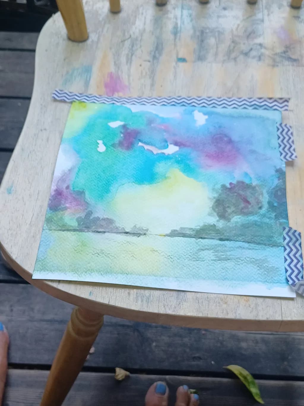 Watercolor Horizon