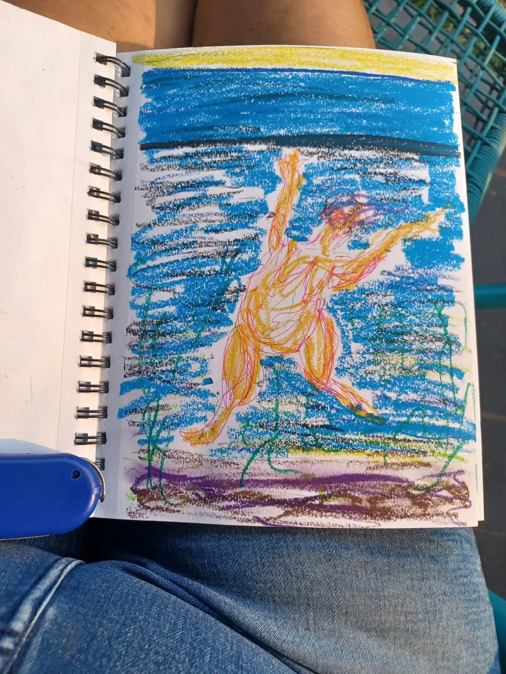 Blue Field Dancer