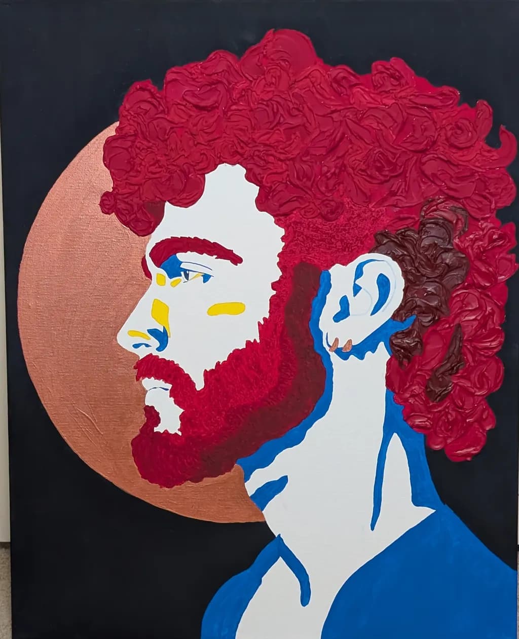 Vibrant Profile: A Bold Exploration of Color and Identity