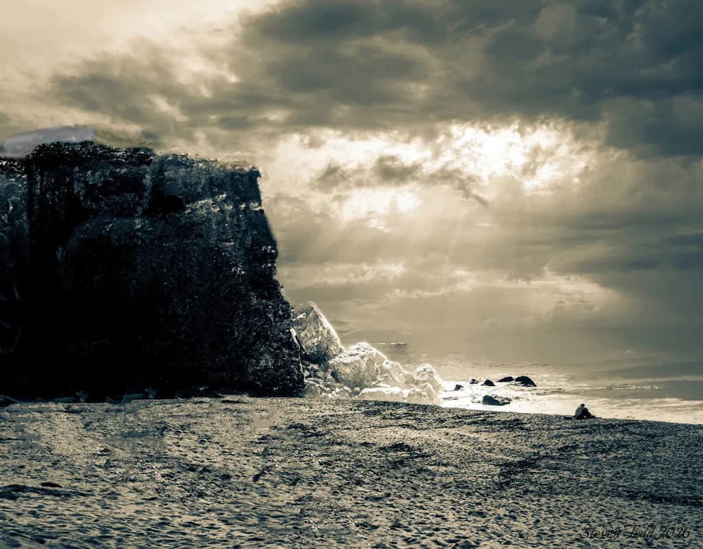 California Beach Storm