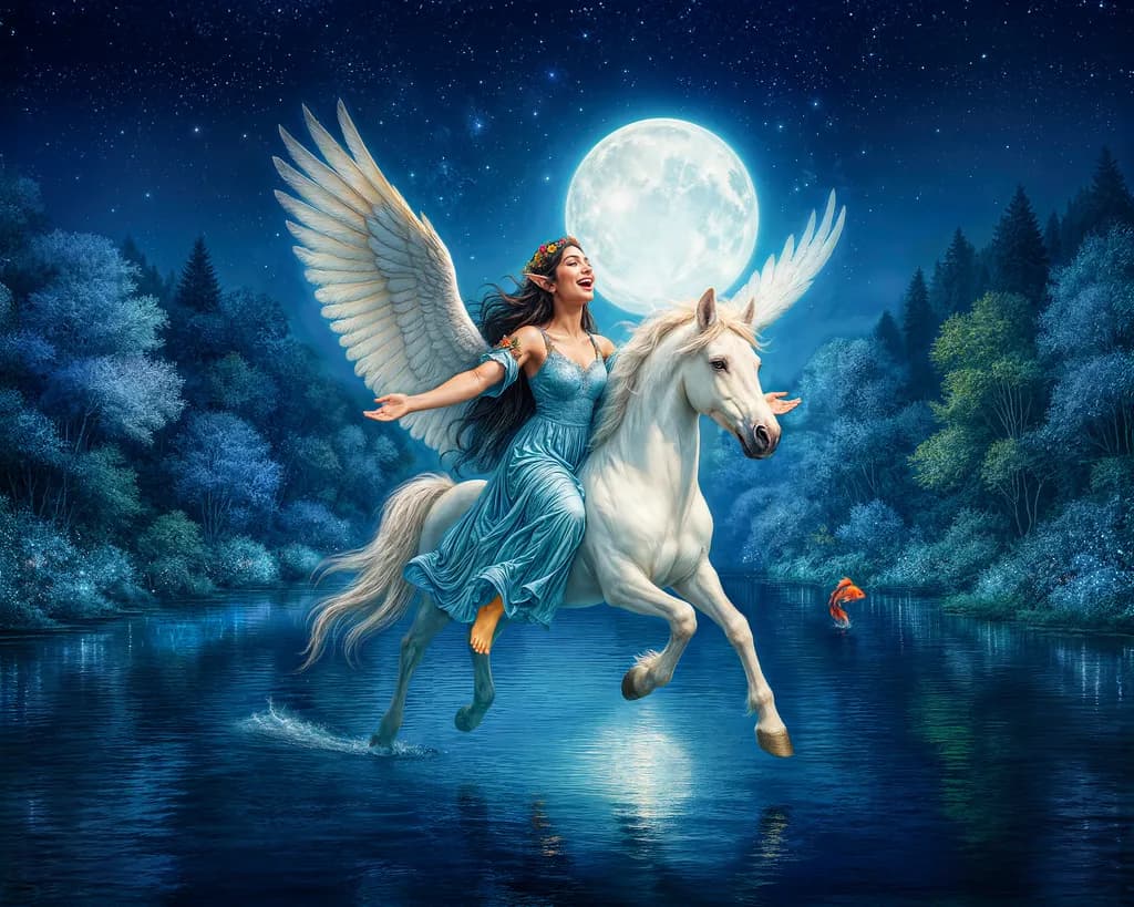 Lunaria's Midnight Ride