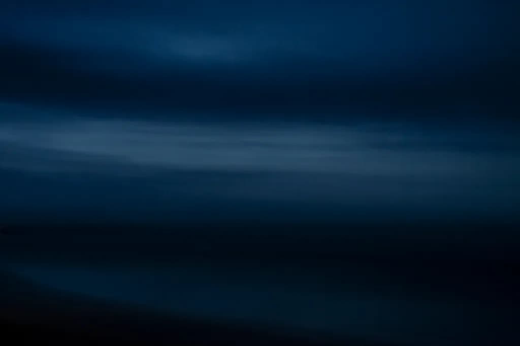 Sea at night