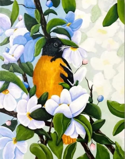 Oriole in Bloom