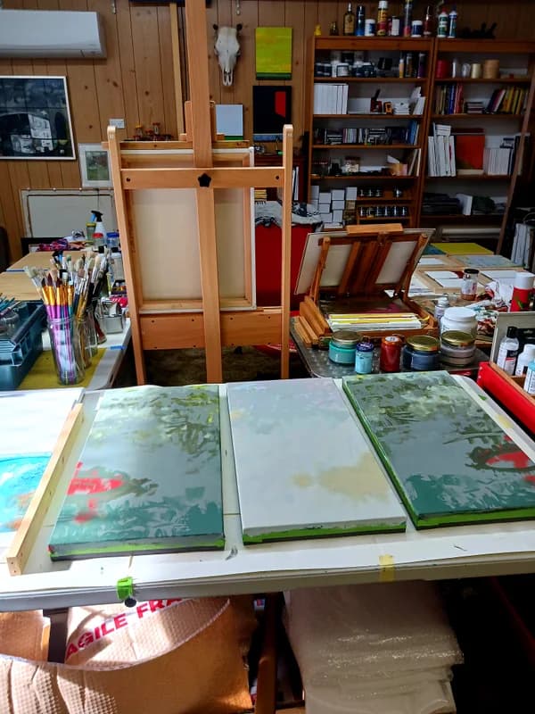 My studio I refer to as "The Sandbox".... where I go to play.
