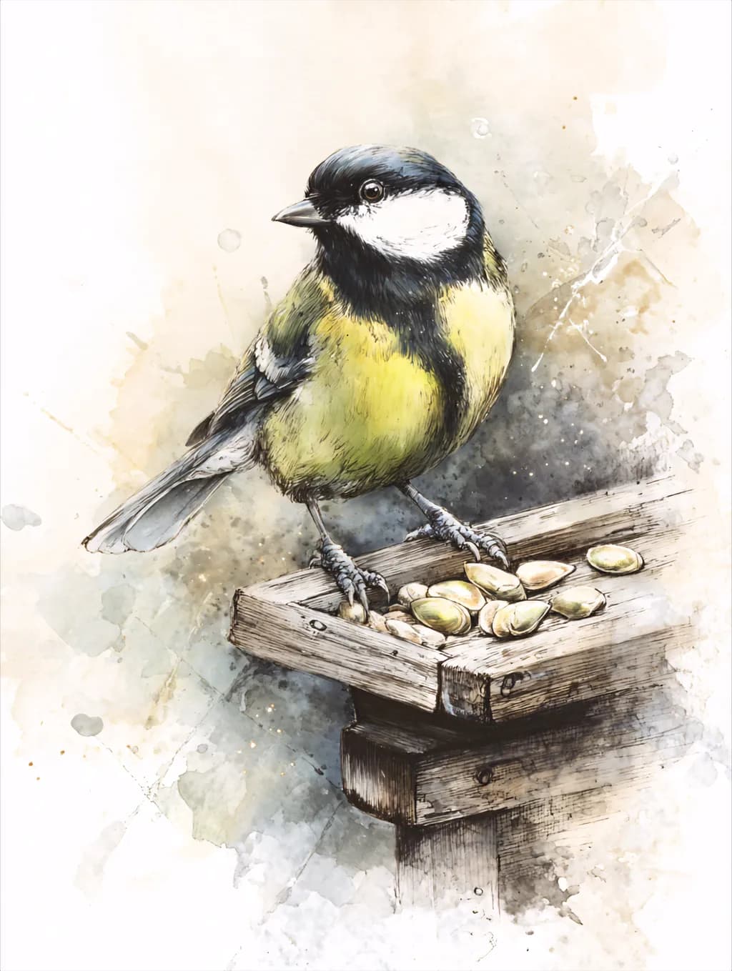 Great Tit Tabletop